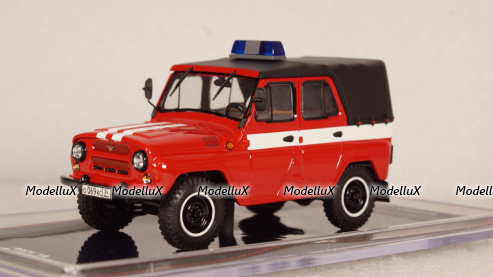 Уаз-31512 пожарный, штабной, TruckTyr 1:43