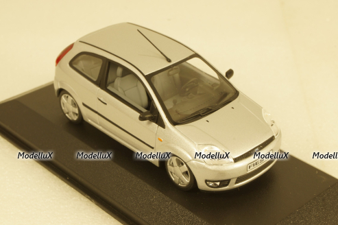 Ford Fiesta 2-door, silver, 2002, Minichamps 1:43