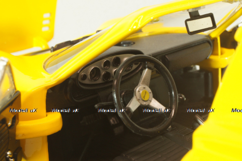 Ferrari Dino 246 GTS 1970, yellow, 23920Y, Hot Weels 1:18