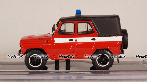 Уаз-31512 пожарный, штабной, TruckTyr 1:43