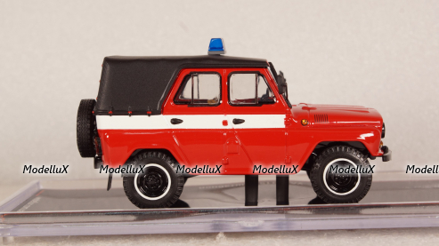 Уаз-31512 пожарный, штабной, TruckTyr 1:43