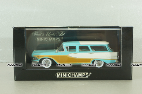 Edsel Bermuda Station Wagon 1958, blue, 400082014, Minichamps 1:43
