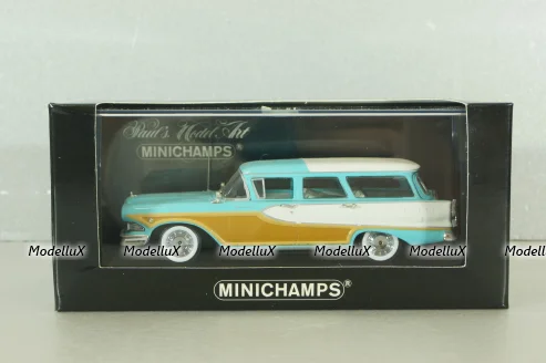 Edsel Bermuda Station Wagon 1958, blue, 400082014, Minichamps 1:43