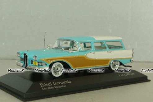 Edsel Bermuda Station Wagon 1958, blue, 400082014, Minichamps 1:43