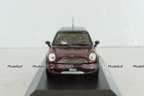 Mini Cooper (R50) 2000, dark red/black, Minichamps 1:43
