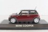Mini Cooper (R50) 2000, dark red/black, Minichamps 1:43