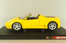 Ferrari 360 Spider 2000, yellow, 29757Y, Hot Weels 1:18