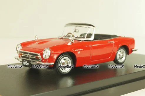 Honda S800 AS800 Convertible, 1966 red, Japan Collection, Hachette 1:43 Уценка!