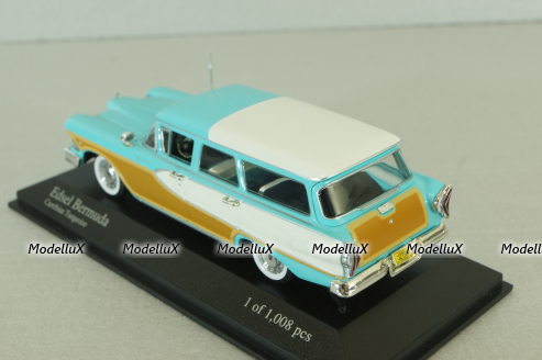Edsel Bermuda Station Wagon 1958, blue, 400082014, Minichamps 1:43