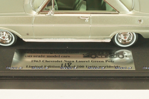 Chevrolet Nova 1963, light green, L.E. 200pcs, GC-018 A, Goldvarg 1:43
