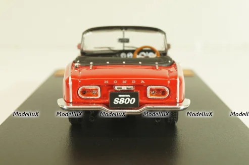 Honda S800 AS800 Convertible, 1966 red, Japan Collection, Hachette 1:43 Уценка!