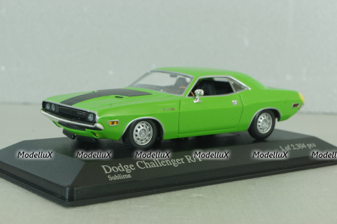 Dodge Challenger R/T 1970, green, 400144700, Minichamps 1:43