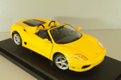 Ferrari 360 Spider 2000, yellow, 29757Y, Hot Weels 1:18