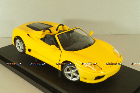 Ferrari 360 Spider 2000, yellow, 29757Y, Hot Weels 1:18