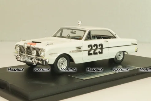 Ford Falcon # 223 Rally Monte Carlo 1963, white, L.E. 220pcs, GC-032, Goldvarg 1:43