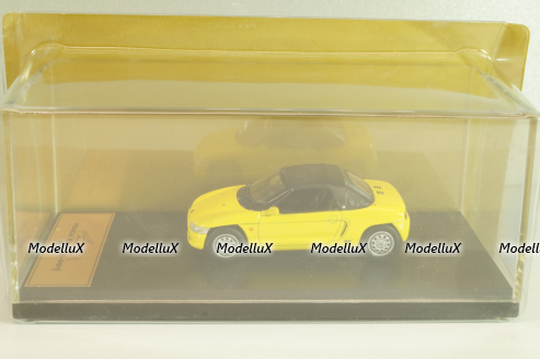 Honda Beat (E-PP1) with Softtop, 1991 yellow, Japan Collection, Hachette 1:43