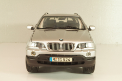 BMW X5 4.4i (E53) 2004, silver, 80439411687, Kyosho 1:18
