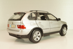 BMW X5 4.4i (E53) 2004, silver, 80439411687, Kyosho 1:18