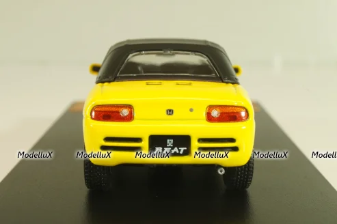 Honda Beat (E-PP1) with Softtop, 1991 yellow, Japan Collection, Hachette 1:43