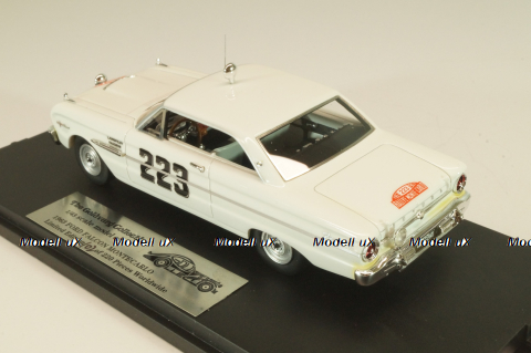 Ford Falcon # 223 Rally Monte Carlo 1963, white, L.E. 220pcs, GC-032, Goldvarg 1:43