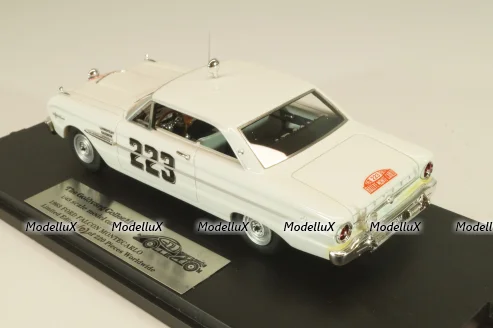 Ford Falcon # 223 Rally Monte Carlo 1963, white, L.E. 220pcs, GC-032, Goldvarg 1:43