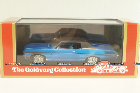 Chevrolet Impala Custom Coupe 1970, blue/black, L.E. 220pcs, GC-029B, Goldvarg 1:43