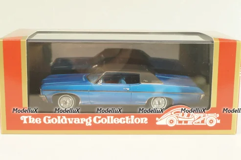Chevrolet Impala Custom Coupe 1970, blue/black, L.E. 220pcs, GC-029B, Goldvarg 1:43