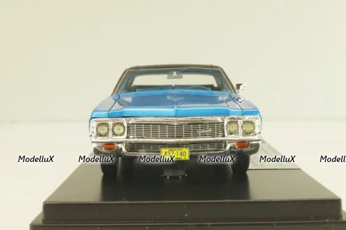 Chevrolet Impala Custom Coupe 1970, blue/black, L.E. 220pcs, GC-029B, Goldvarg 1:43