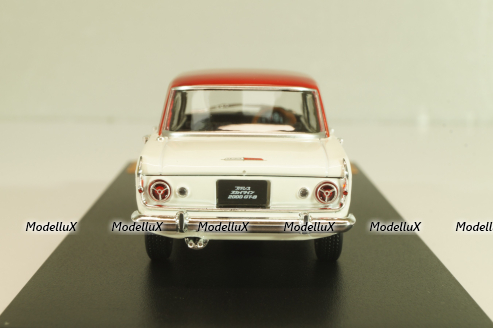 Nissan Prince Skyline 2000GT-B, 1965 white/darkred, Japan Collection, Hachette 1:43