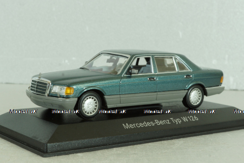 Mercedes-Benz 560 SEL (W126), green, Minichamps 1:43
