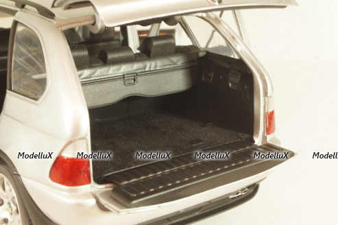 BMW X5 4.4i (E53) 2004, silver, 80439411687, Kyosho 1:18
