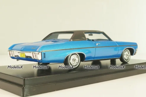 Chevrolet Impala Custom Coupe 1970, blue/black, L.E. 220pcs, GC-029B, Goldvarg 1:43