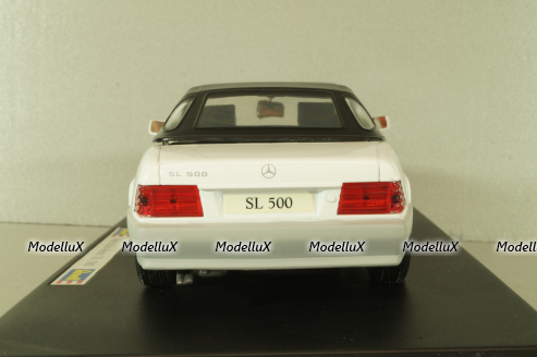 Mercedes-Benz SL 500 Cabriolet (R129) 1989, white, 08928, Revell 1:18