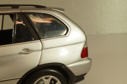 BMW X5 4.4i (E53) 2004, silver, 80439411687, Kyosho 1:18