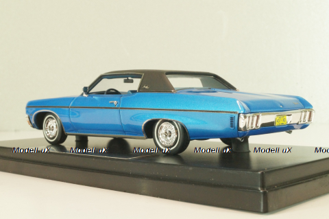 Chevrolet Impala Custom Coupe 1970, blue/black, L.E. 220pcs, GC-029B, Goldvarg 1:43
