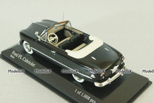 Ford FL Cabriolet 1949, black, 400082231, Minichamps 1:43