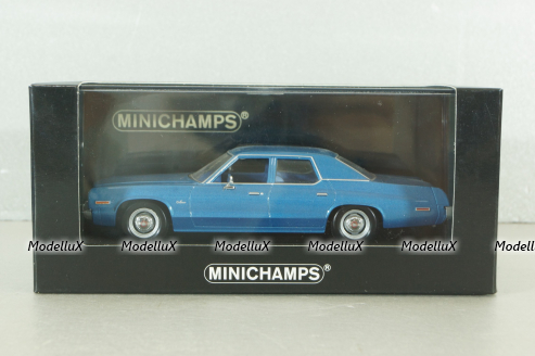 Dodge Monaco 1974, blue metallic, 400144770, Minichamps 1:43