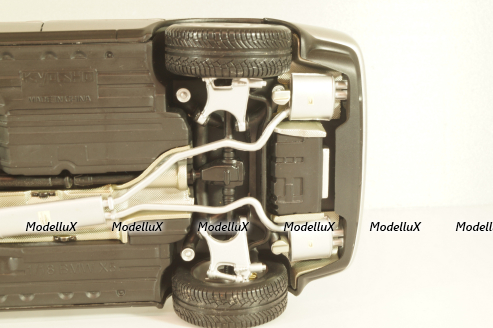 BMW X5 4.4i (E53) 2004, silver, 80439411687, Kyosho 1:18