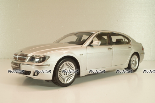 BMW 760 Hydrogen 7 (E66) 2005, silver, 08574S, Kyosho 1:18