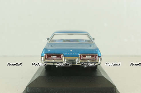 Dodge Monaco 1974, blue metallic, 400144770, Minichamps 1:43