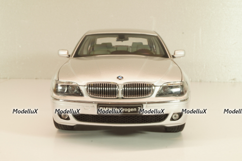 BMW 760 Hydrogen 7 (E66) 2005, silver, 08574S, Kyosho 1:18