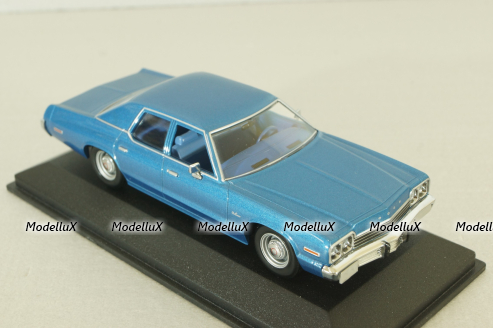Dodge Monaco 1974, blue metallic, 400144770, Minichamps 1:43