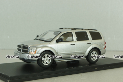 Dodge Durango 2004, silver, S0853, Spark 1:43