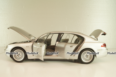 BMW 760 Hydrogen 7 (E66) 2005, silver, 08574S, Kyosho 1:18