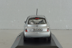 Nissan Micra (K12) 2002, silver, Dealer Edition 1:43