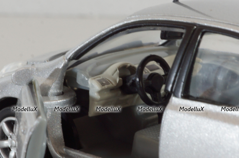 Nissan Micra (K12) 2002, silver, Dealer Edition 1:43
