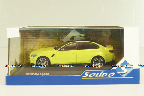 BMW M3 G80 Competition Saloon lightgreen/black, 4315303, Solido 1:43