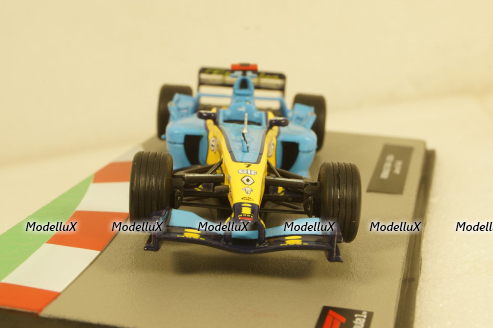 Renault R24 #7 Jarno Trulli, light blue/yellow 2004, Altaya 1:43