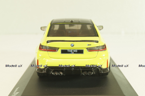 BMW M3 G80 Competition Saloon lightgreen/black, 4315303, Solido 1:43