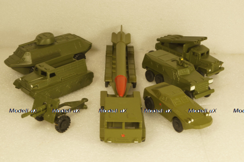 Набор военной техники №1, 1990г, з-д Трансформатор, г. Запорожье 1:43